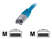DIGITUS CAT 5e SF-UTP Patchkabel Cu PVC AWG 26/7 Laenge 3 m Farbe Blau