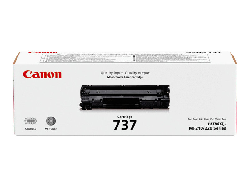 Canon 737 BK  schwarz Toner