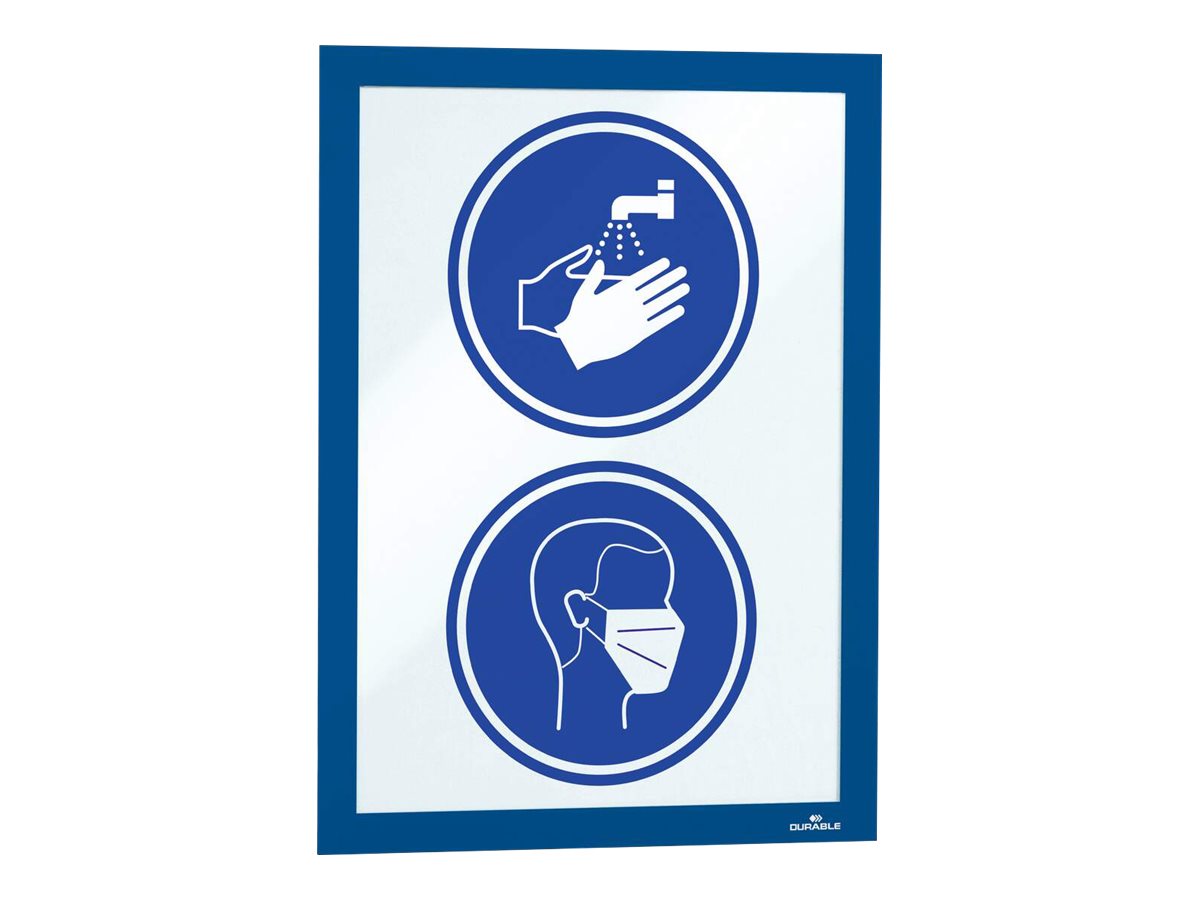 DURABLE Magnetrahmen selbstklebend DURAFRAME® blau A4, 2 St. DURABLE Magnetrahmen selbstklebend DURAFRAME® blau A4, 2 St.