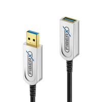 Purelink FiberX Series - USB 3.1 Glasfaser Verlaengerungskabel - 10m