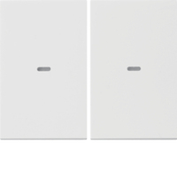 Berker Tast-Abdeckung 80960379 K.x 2fach polarweiss Berker Tast-Abdeckung 80960379 K.x 2fach polarweiss