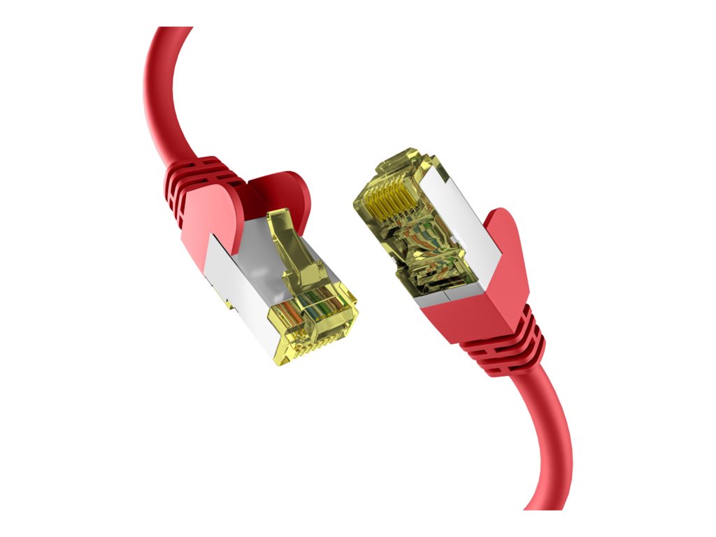 EFB Netzwerkkabel CAT6a S/FTP PIMF 10 Gigabit Ethernet Kupfer 1,5m rot