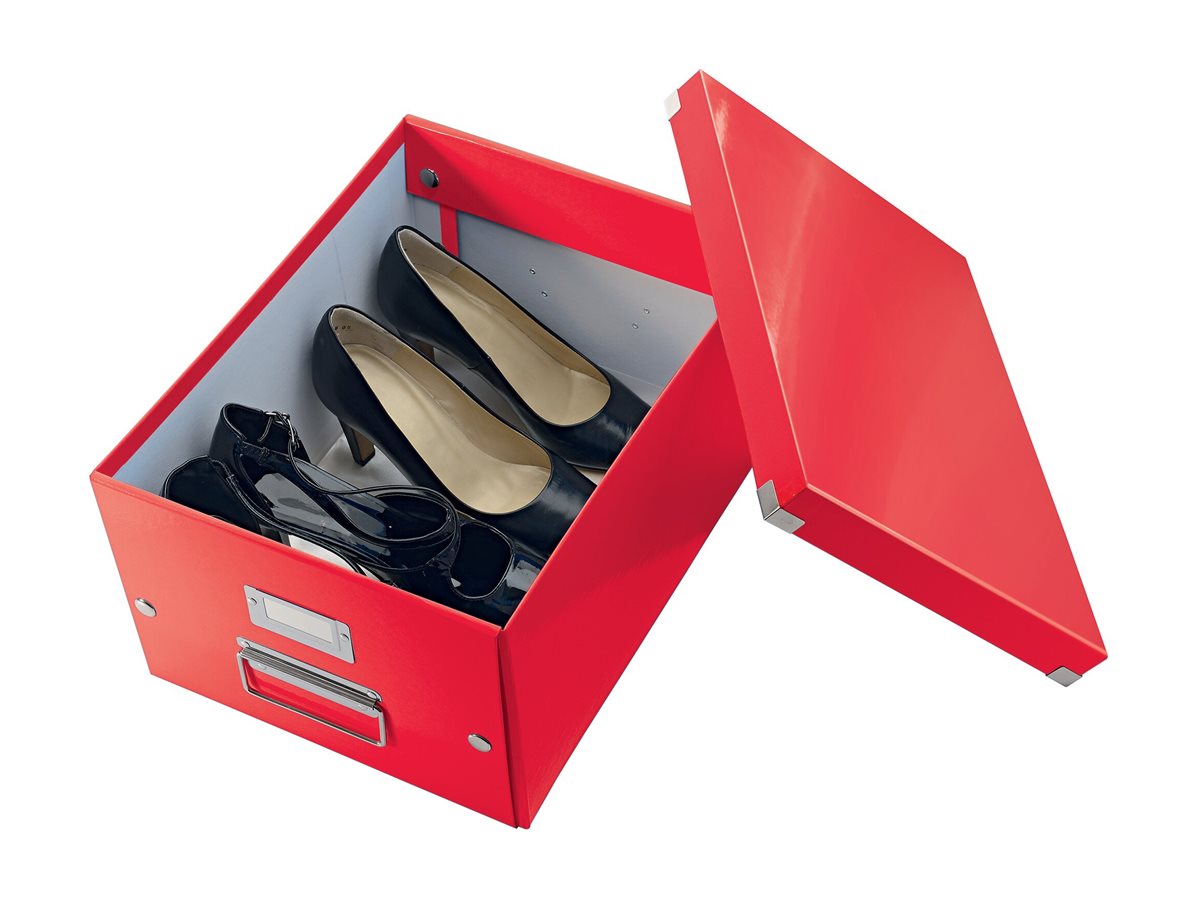 LEITZ Click & Store Aufbewahrungsbox 16,7 l rot 28,1 x 36,9 x 20,0 cm LEITZ Click & Store Aufbewahrungsbox 16,7 l rot 28,1 x 36,9 x 20,0 cm