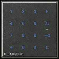 Gira Codetastatur 260567 TX_44 WG UP ant Keyless In Gira Codetastatur 260567 TX_44 WG UP ant Keyless In