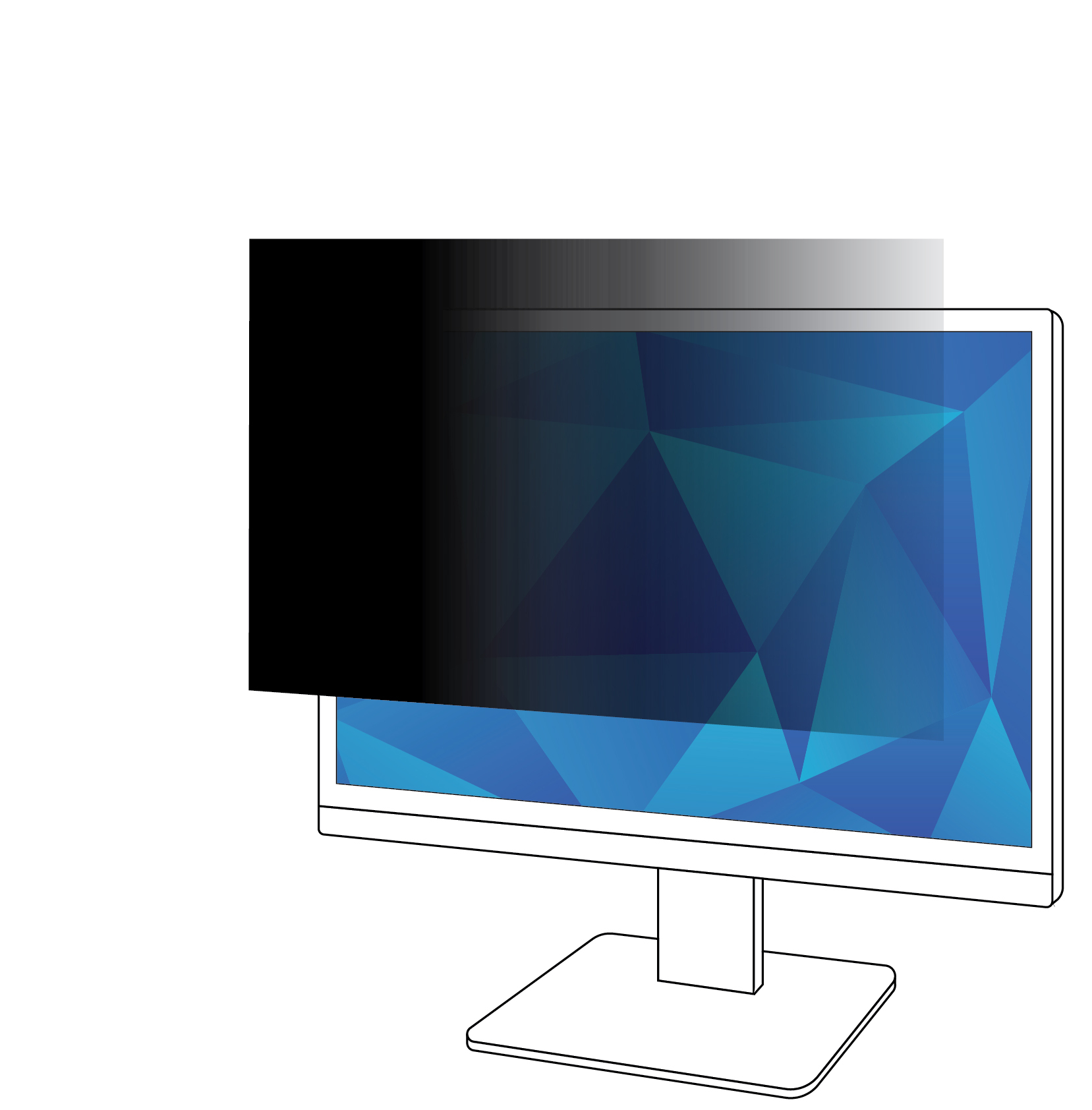 3M Blickschutzfilter PF430W9B für Widescreen Monitor mit 109,22cm 43Zoll 16:9