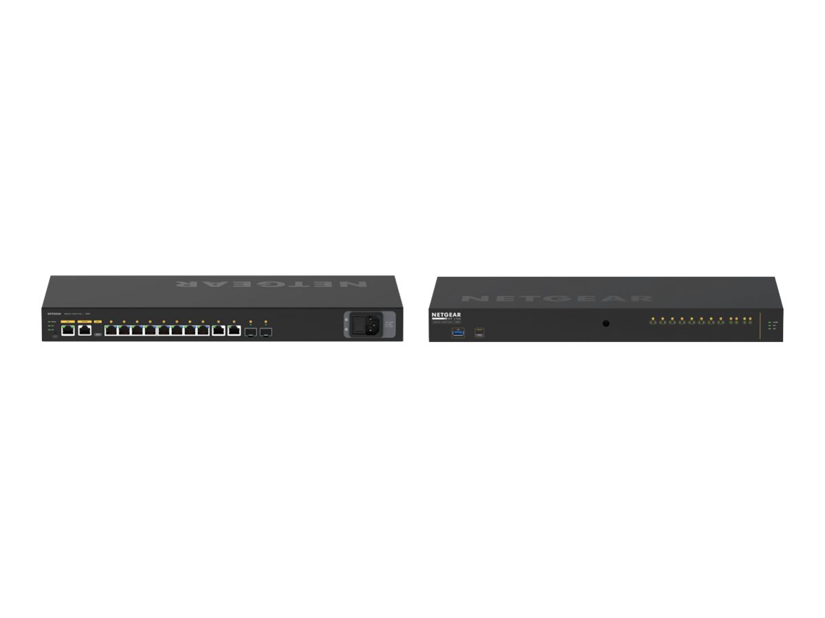NETGEAR M4250 12-Port AV Line PoE+ Switch 125W 2x1G 2xSFP Managed Switch NETGEAR M4250 12-Port AV Line PoE+ Switch 125W 2x1G 2xSFP Managed Switch