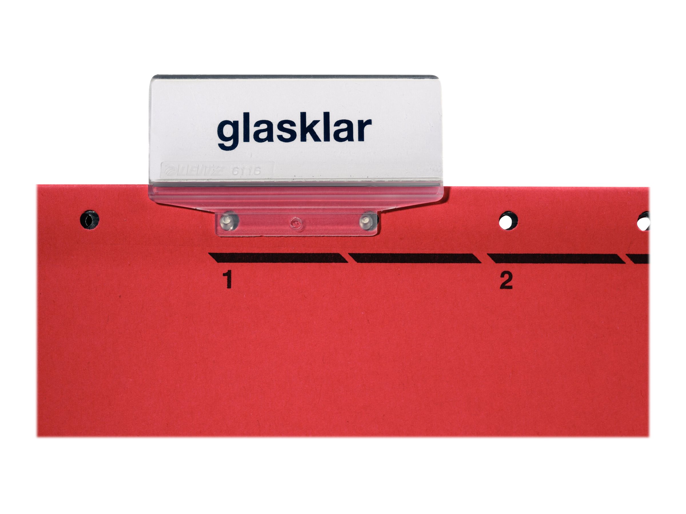 5 LEITZ Haengehefter ALPHA® 1984 Karton rot 1 x kaufmaennische Heftung