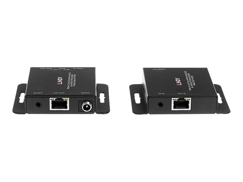 LINDY Überträgt HDMI-10.2G- IR-Signale auf Distanzen bis 70m über Cat.6-Kabel