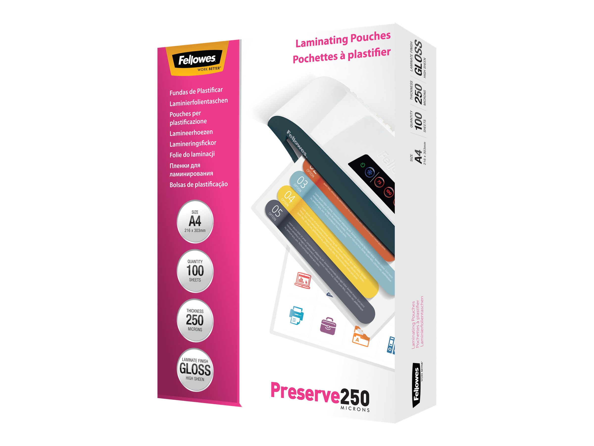 100 Fellowes Capture125 Laminierfolien glaenzend fuer Kreditkartenformat 125 micron 100 Fellowes Capture125 Laminierfolien glaenzend fuer Kreditkartenformat 125 micron
