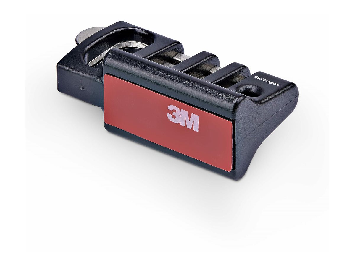 STARTECHCOM PeripheriekabelAnkerschlossKabelhalter Computer Kabelsicherung Kabelsperre Einsatz mit LaptopKabelschloss