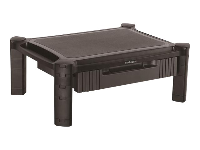 STARTECH.COM Adjustable Monitor Riser - Drawer - Monitors up to 32in - Adjustable Height - Monitor Stand - Computer Monitor Riser