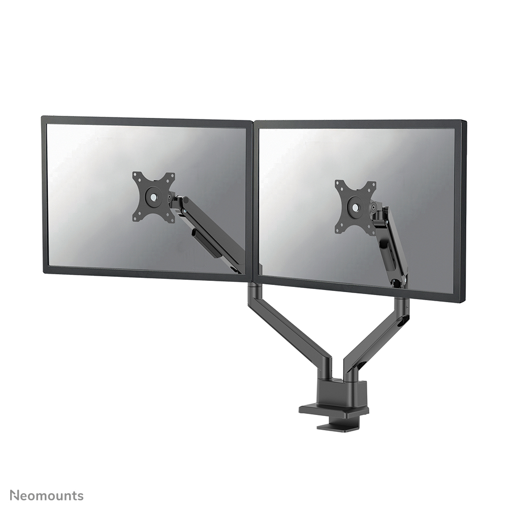 NEOMOUNTS Next Slim Desk Mount double display topfix clampgrommet black