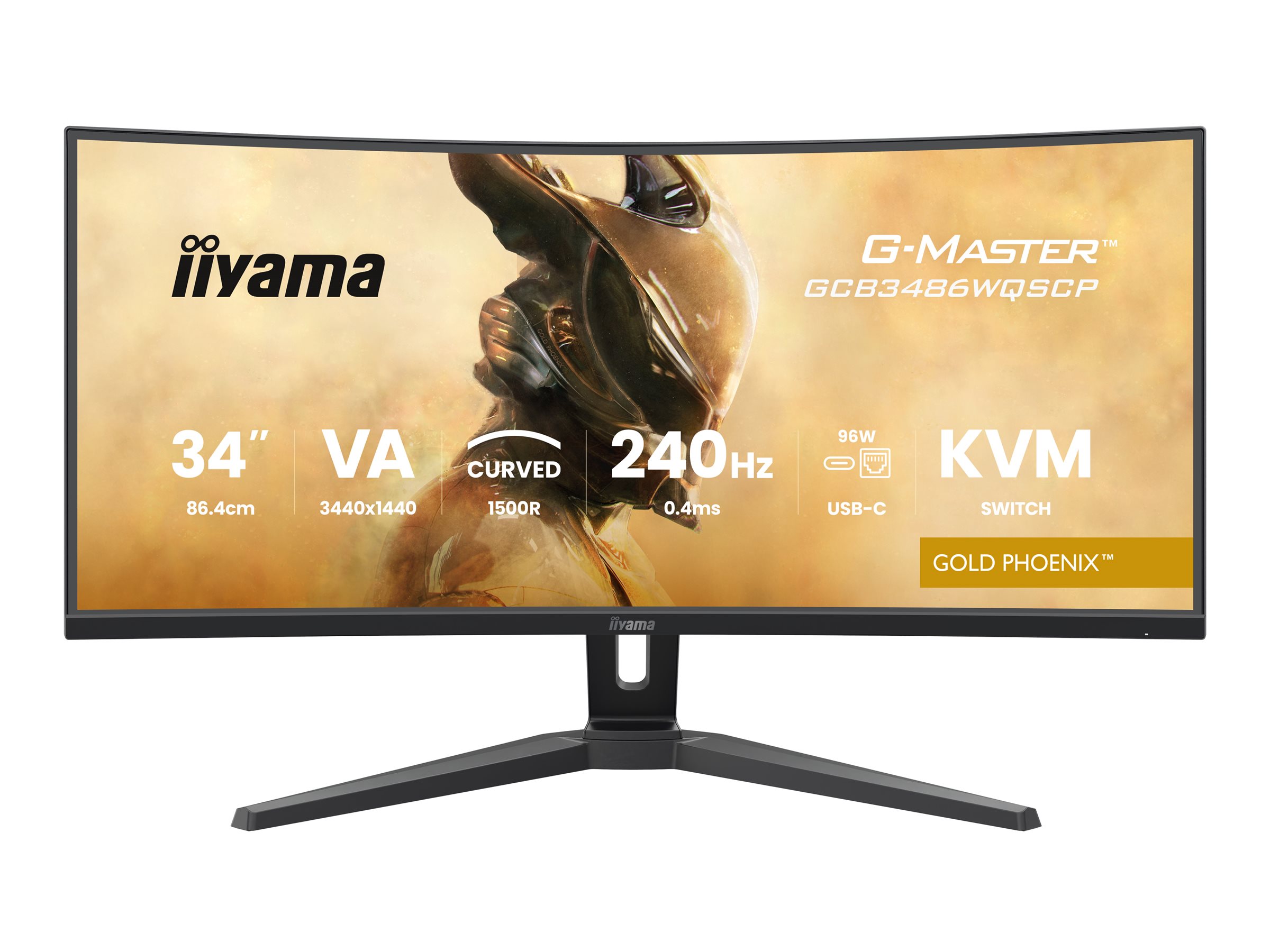 Iiyama G-MASTER Gold Phoenix GCB3486WQSCP-B1 34 Zoll Gaming gebogen