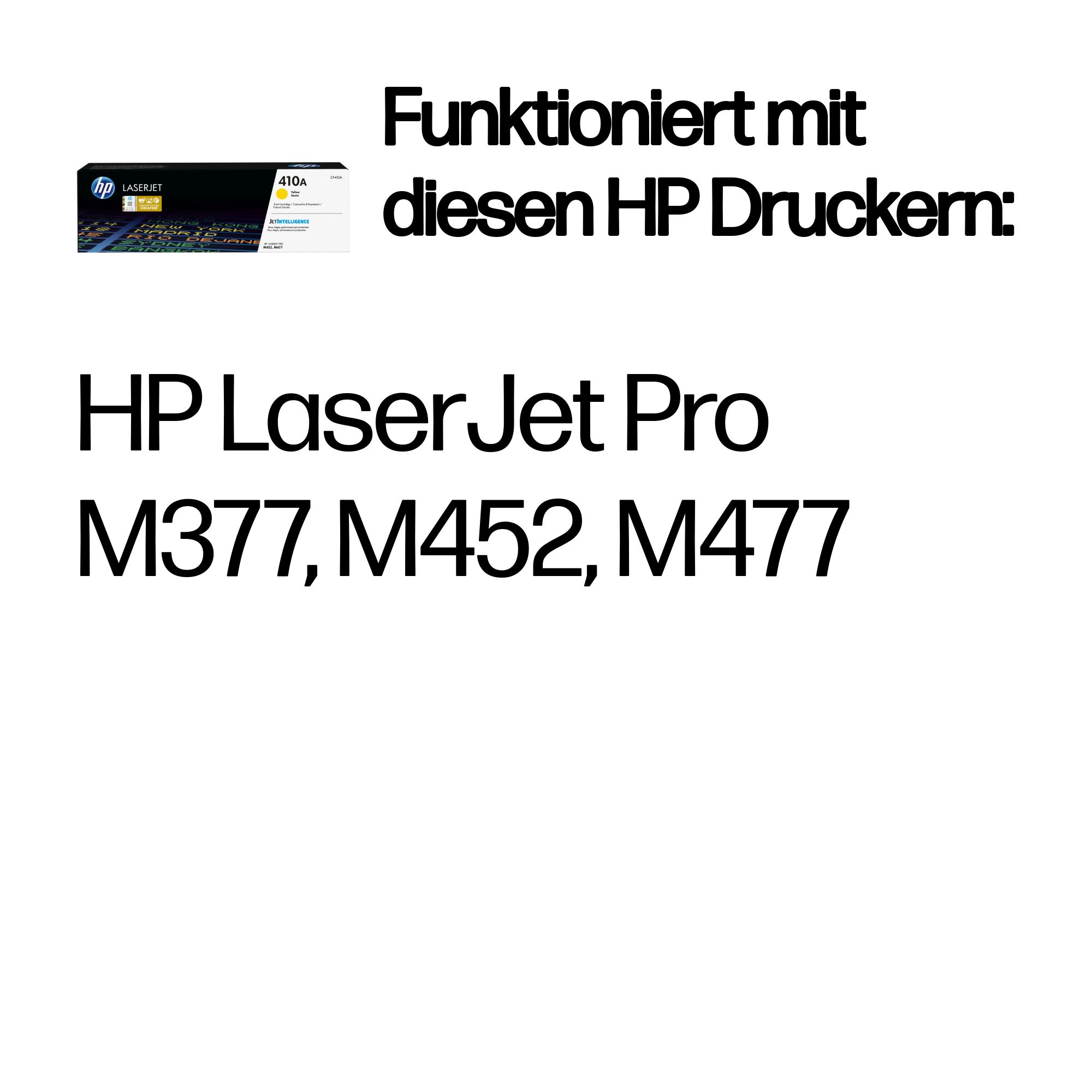 HP 410A CF412A gelb Tonerkartusche