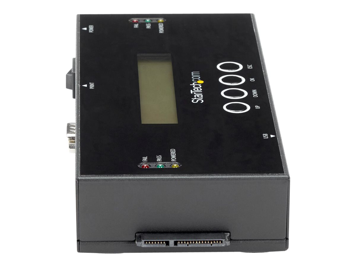 STARTECH.COM 1:1 Standalone Festplatten Duplizierer und Löscher für 2,5 / 3,5 Zoll SATA und SAS Laufwerke
