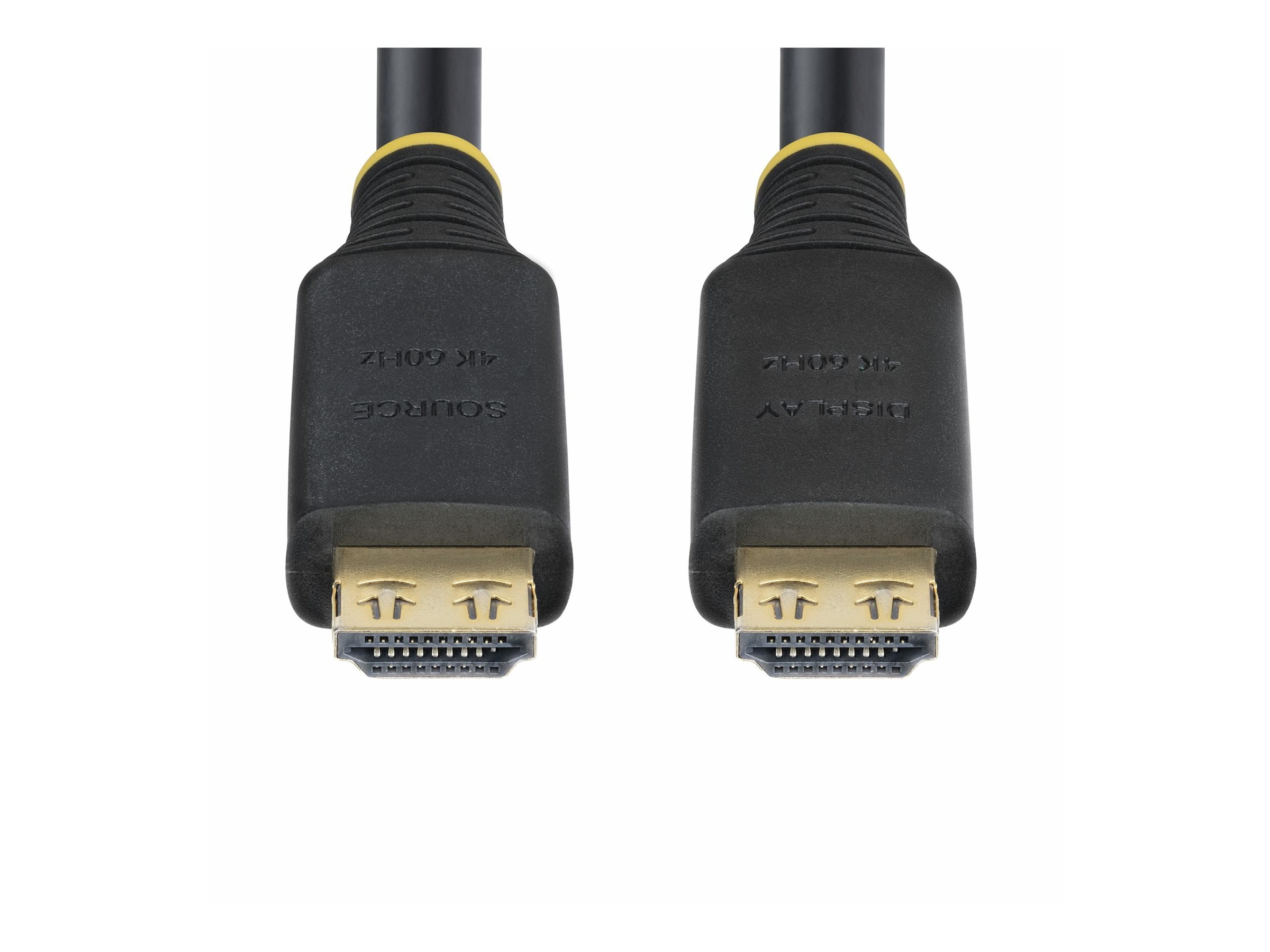 STARTECHCOM 15m Aktives High Speed HDMI Kabel mit Griffsteckern 4K 60Hz und 1440p 144Hz 18Gbps UHD HDMI Arc Kabel mit TPEMantel