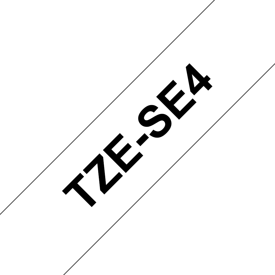 TZESE4 BROTHER PT Schriftband 18mm weiss