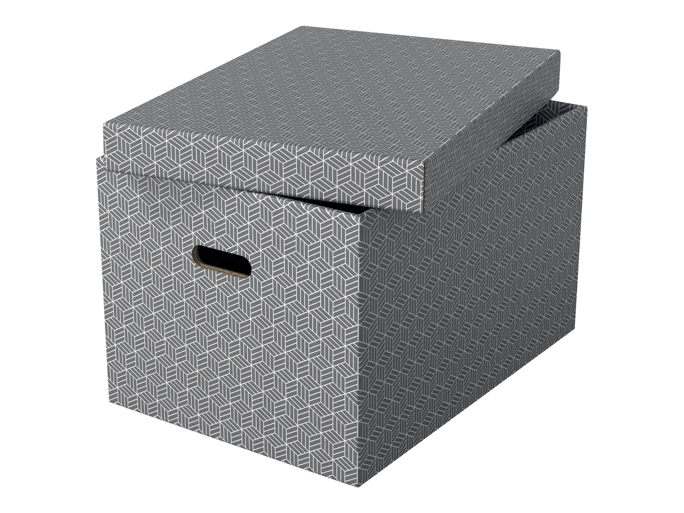 3 Esselte Home Aufbewahrungsboxen 50,0 l grau 35,5 x 51,0 x 30,5 cm 3 Esselte Home Aufbewahrungsboxen 50,0 l grau 35,5 x 51,0 x 30,5 cm