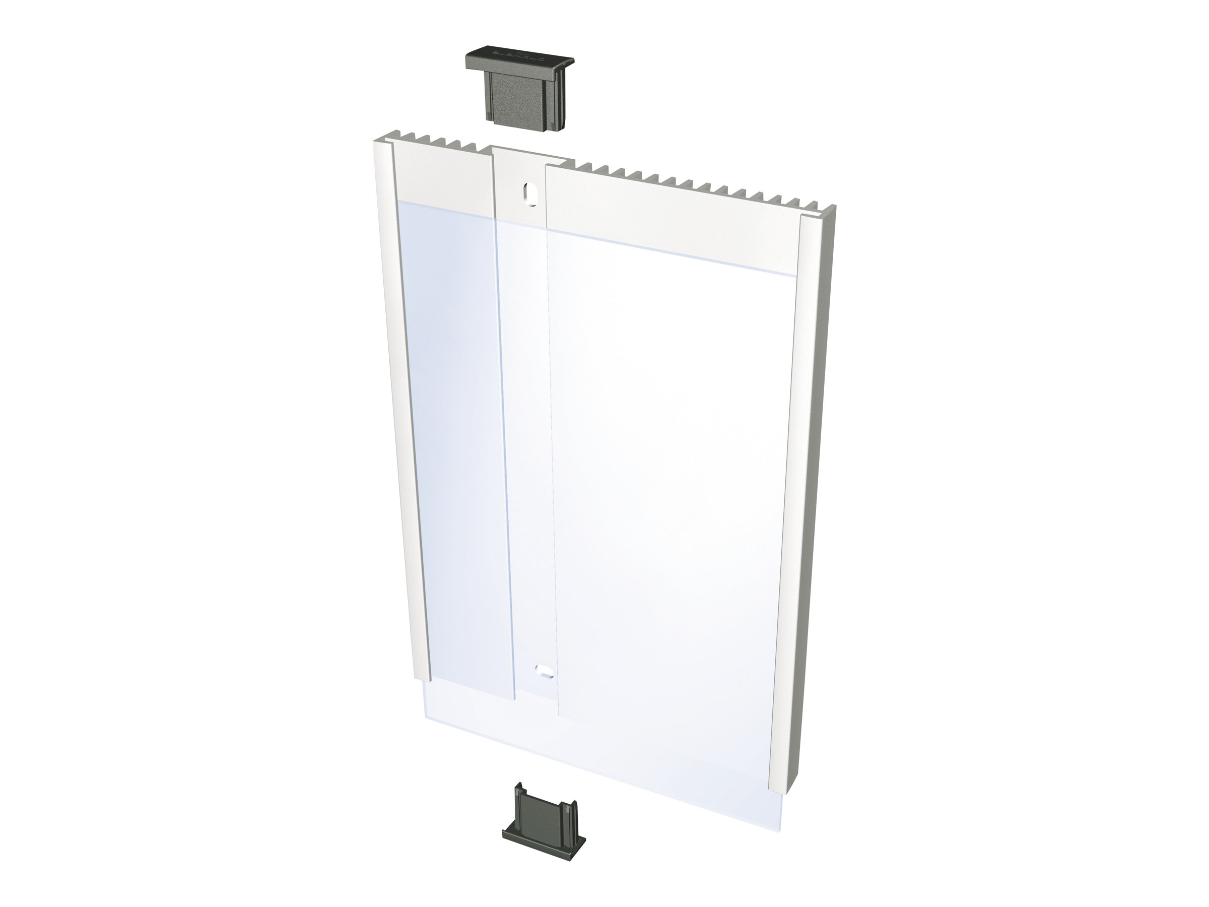 Durable INFO SIGN Türschild Metall Silber DIN A5