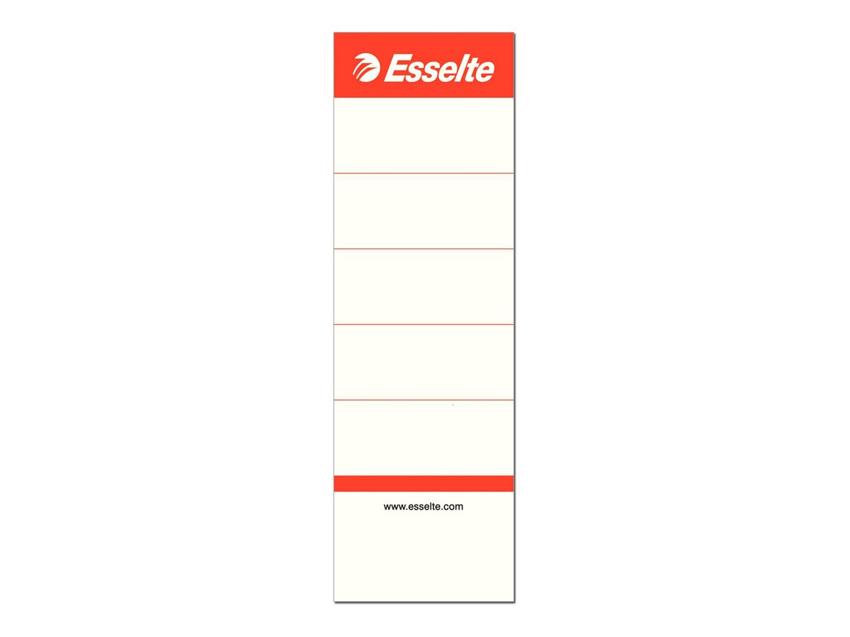 10 Esselte Einsteck-RÃ¼ckenschilder No.1 POWER weiÃ fÃ¼r 7,5 cm RÃ¼ckenbreite