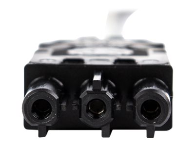 BACHMANN Gerätezuleitung Schutzkontakt/Gerätekupplung GST18-3 schwarz 7m