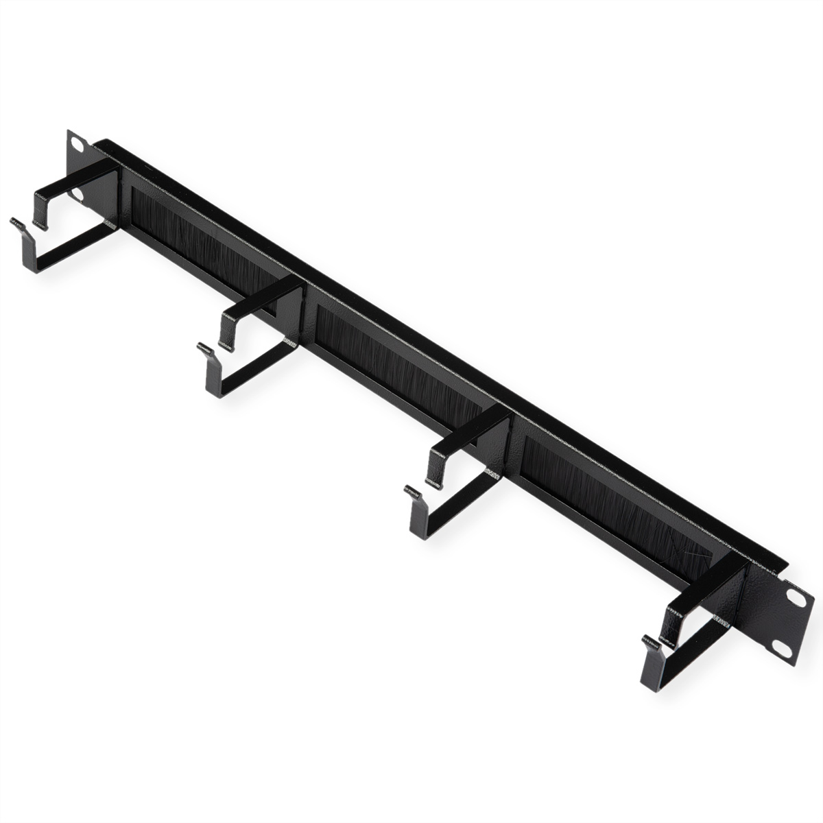 ROLINE Rangierpanel 48,26cm 19Zoll 1 HE mit Burstenleiste 44x60mm schwarz