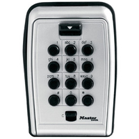 Master Lock 5423EURD Schlüsseltresor grau, Zahlenschloss, 7,9 x 5,2 x 11,7 cm, 1 St