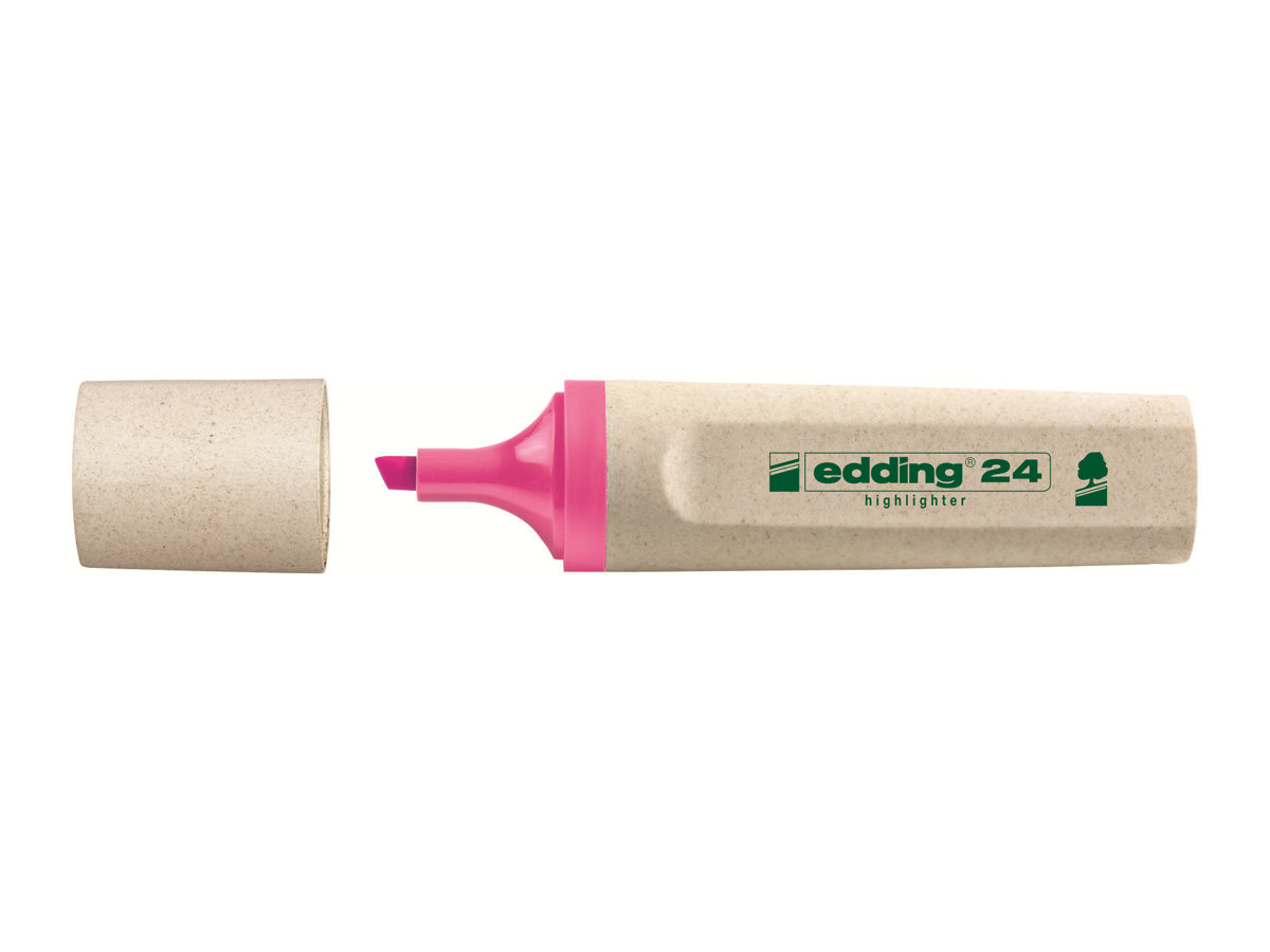edding 24 EcoLine Textmarker rosa, 1 St