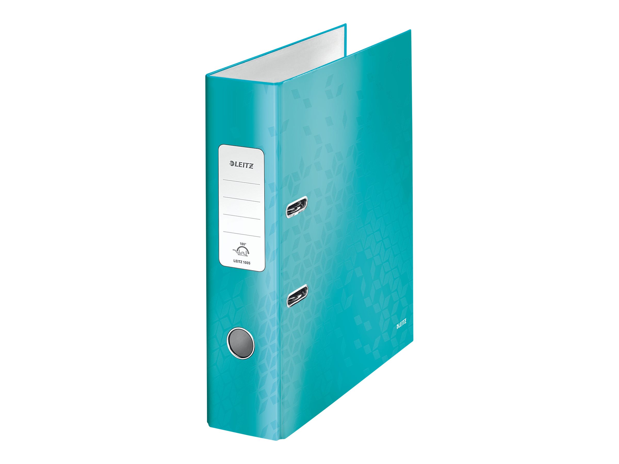 LEITZ Ordner eisblau Karton 8,0 cm DIN A4 LEITZ Ordner eisblau Karton 8,0 cm DIN A4