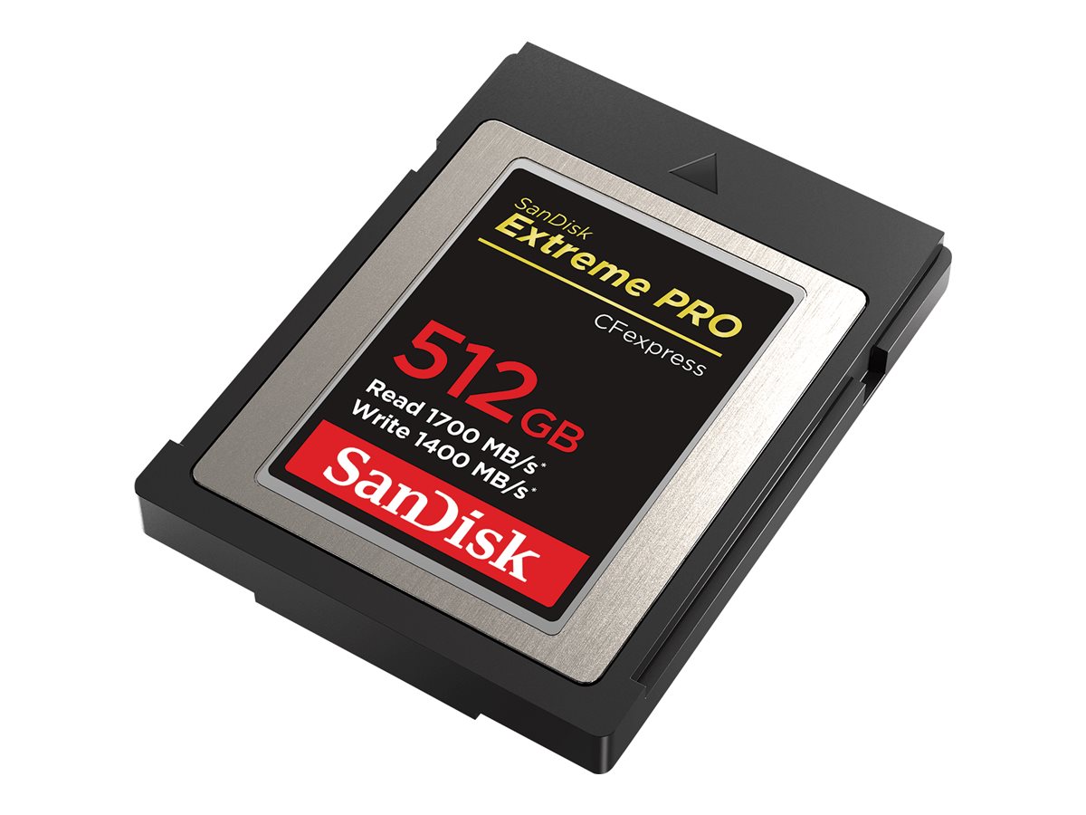 Card 512GB Sandisk Extreme Pro express 1700MBs