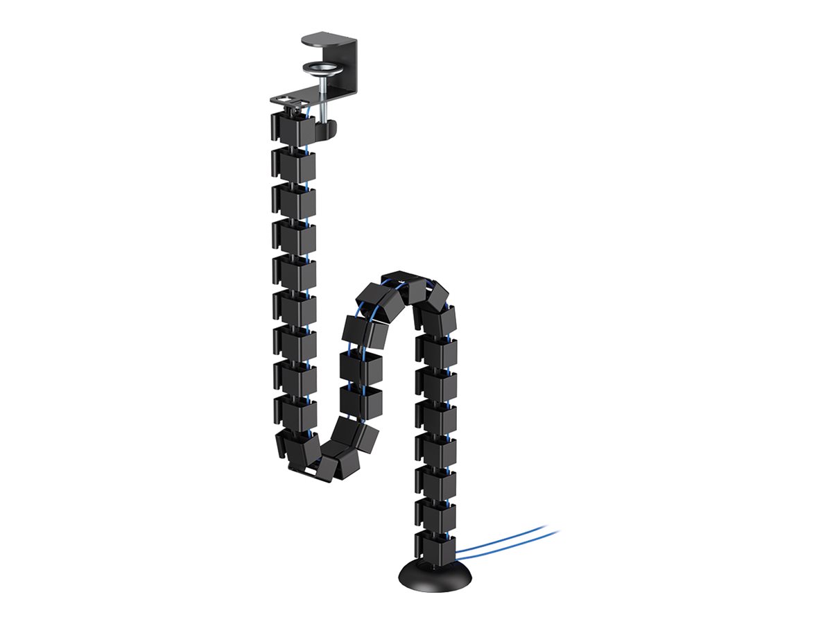 NEOMOUNTS Cable Spine Organizer for sitstand desk frames clamp mounted black