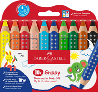 FABERCASTELL Grippy Buntstifte farbsortiert, 10 St