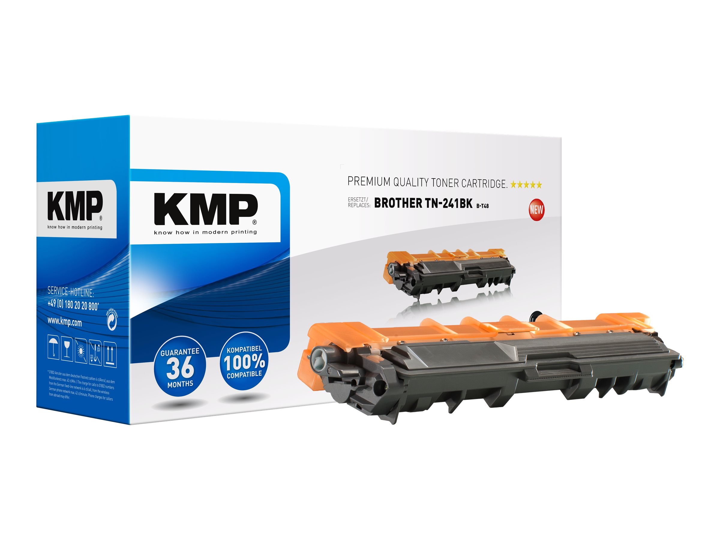 KMP B-T48 schwarz Toner kompatibel zu brother TN-241BK KMP B-T48 schwarz Toner kompatibel zu brother TN-241BK