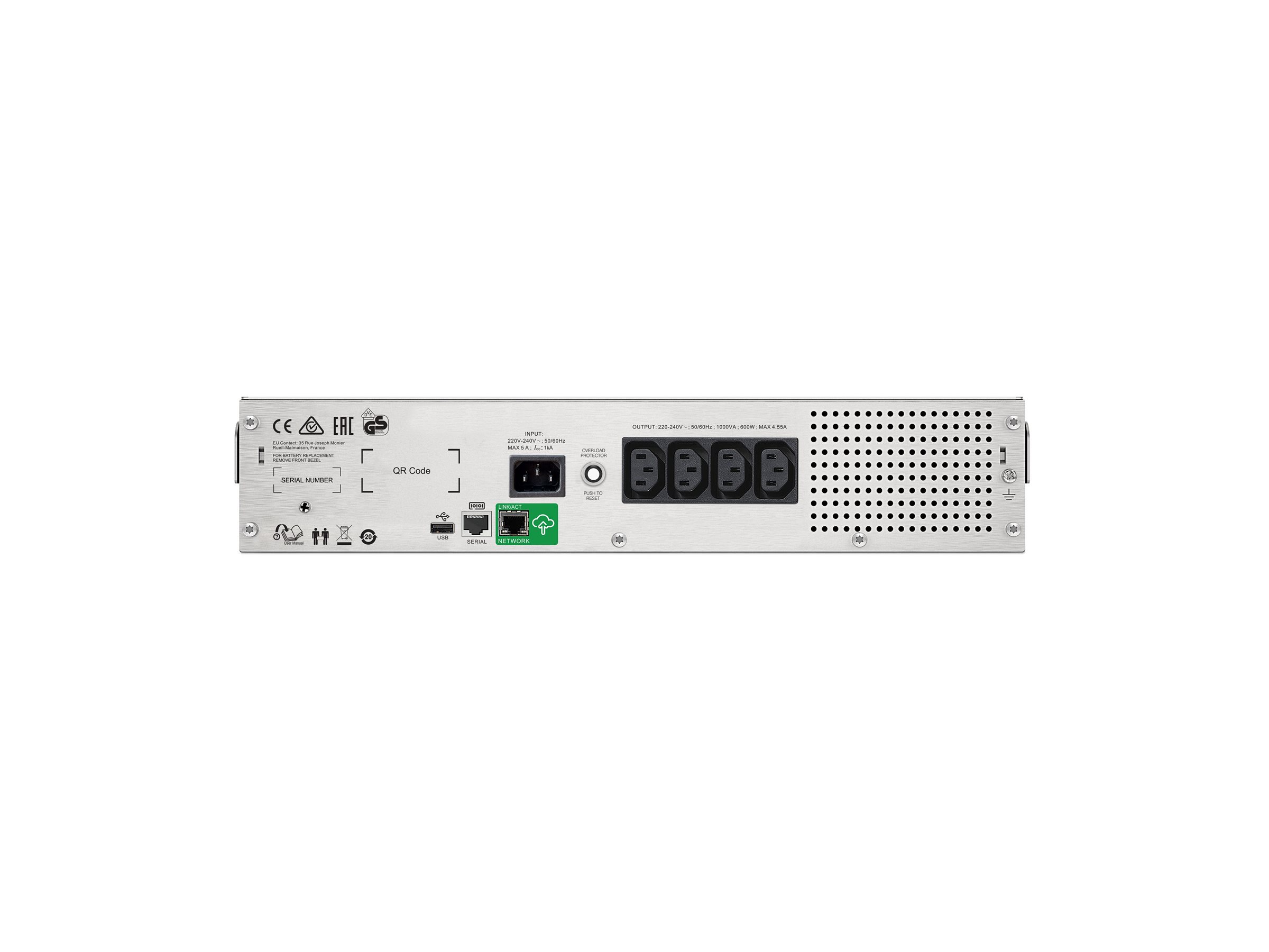 APC SmartConnect UPS SMC 1500VA Rack 2HE