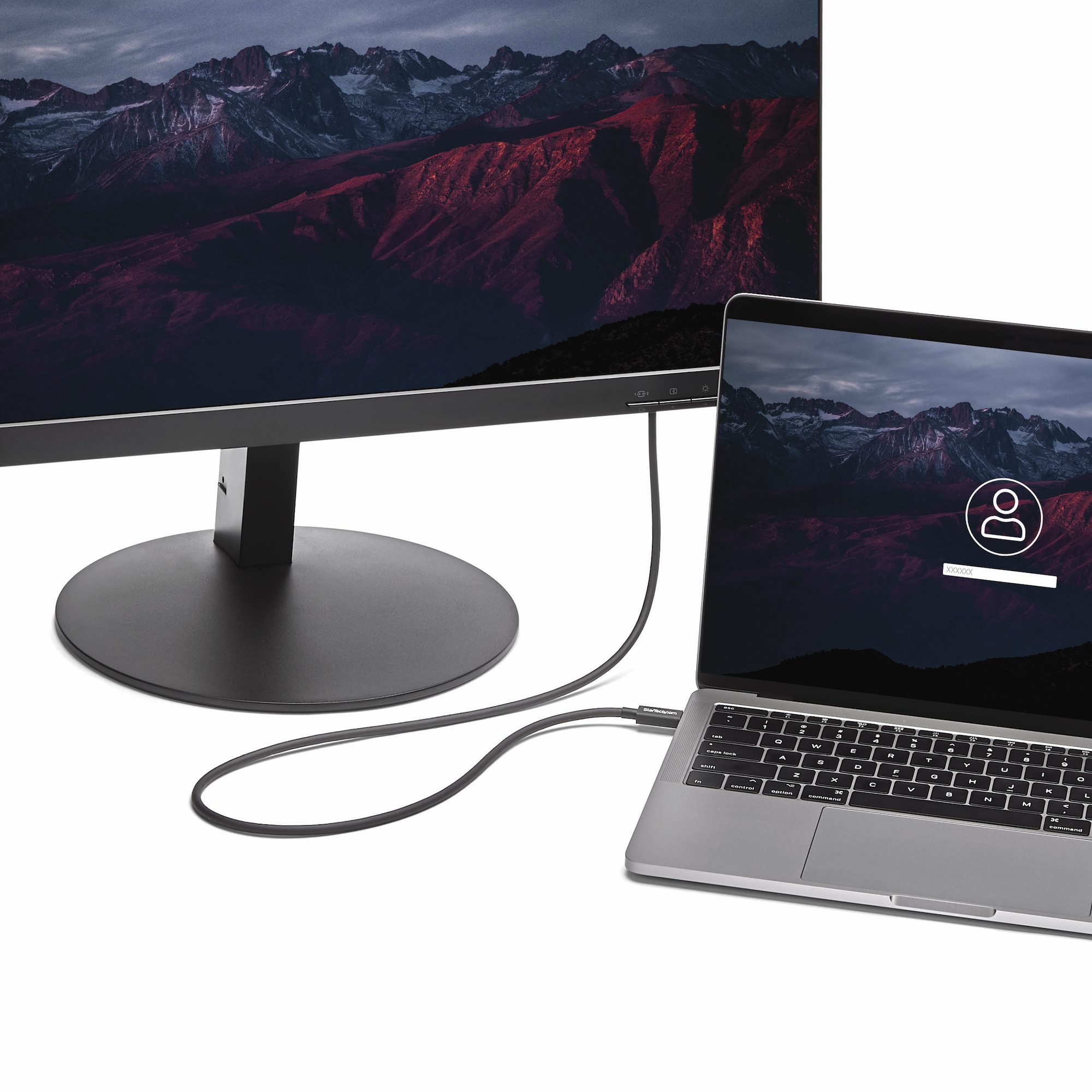 STARTECHCOM 2m Thunderbolt 3 20Gbps USBC Cable Thunderbolt USB and DisplayPort Compatible
