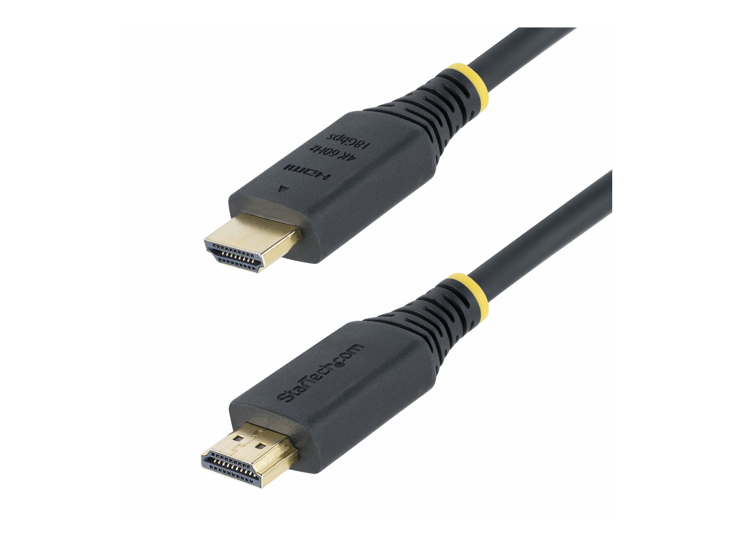 STARTECH.COM 150cm Premium Zertifiziertes High Speed HDMI Kabel 4K 60Hz/1440p 144Hz 18Gbps UHD HDMI 2.0 Arc Kabel TV/PC
