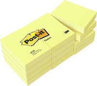 Post-it® Haftnotizen 653 gelb, 12 Bloecke Post-it® Haftnotizen 653 gelb, 12 Bloecke