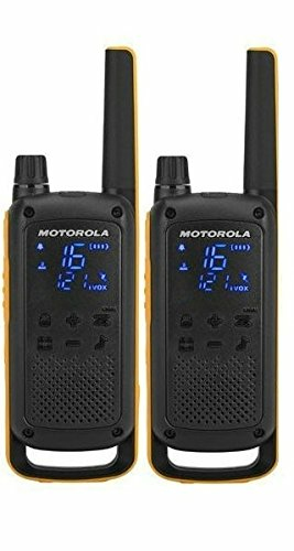 MOT Talkabout T82 Extreme TwinPack PMR446 HFG inkl Koffer 2 Funkgeräte Akkus Micro USB Lader Gürtelclip Headsets Tragebänder