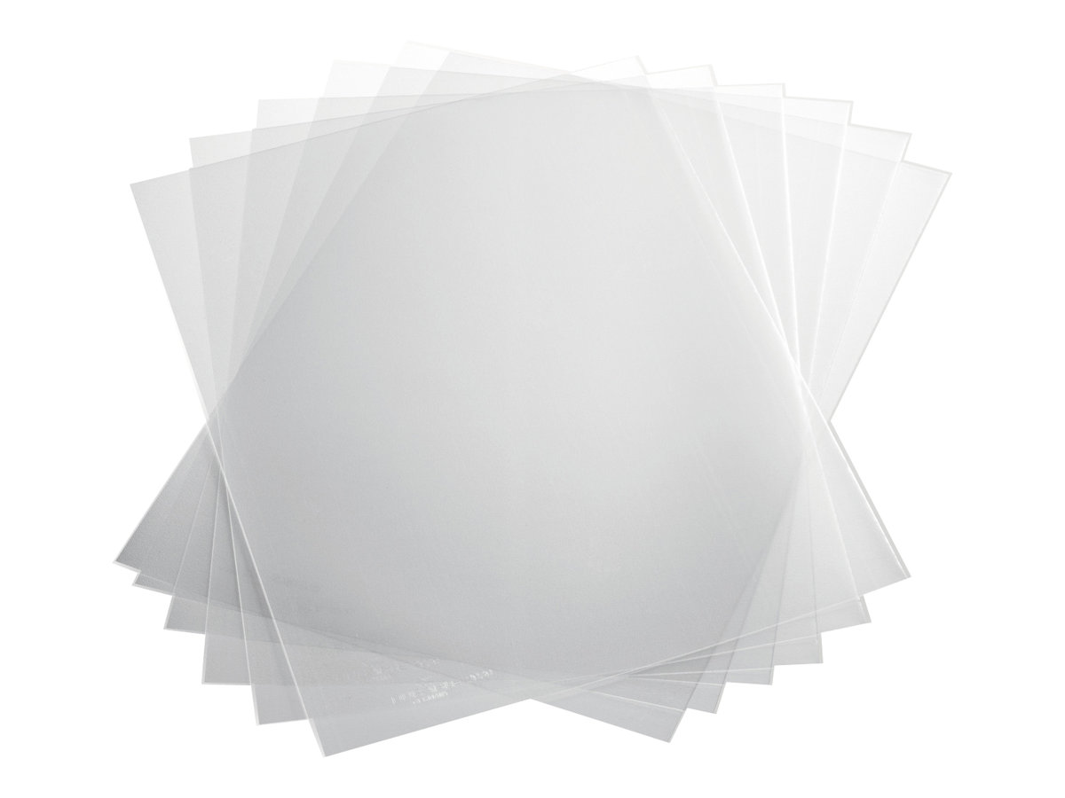 50 DURABLE Klemmschienenhuellen DIN A4 transparent genarbt 0,12 mm