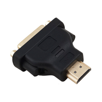 helos Adapter vergoldet, HDMI Stecker/DVI Buchse, 4K, schwarz helos Adapter vergoldet, HDMI Stecker/DVI Buchse, 4K, schwarz