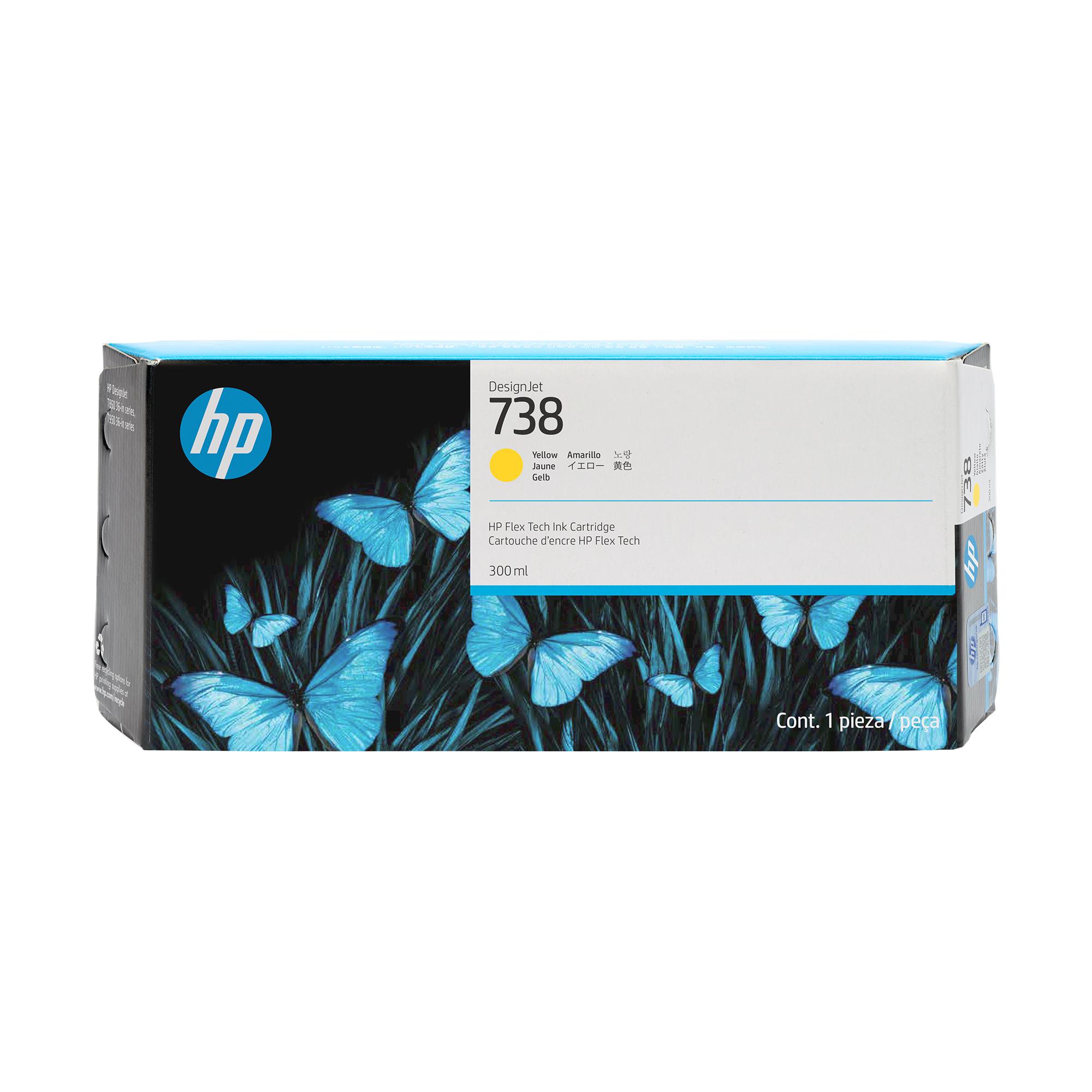HP 738676M8A gelb Druckerpatrone