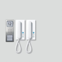Siedle Audio-Sprechanlagen-Set SET CA 812-2 E/W Comp. Edelstahl/ws 2WE