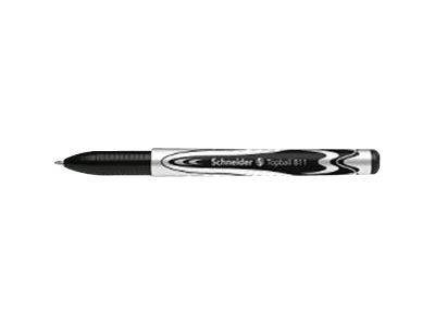 Schneider Topball 811 Tintenroller schwarz/silber 0,5 mm, Schreibfarbe: schwarz, 1 St. Schneider Topball 811 Tintenroller schwarz/silber 0,5 mm, Schreibfarbe: schwarz, 1 St.