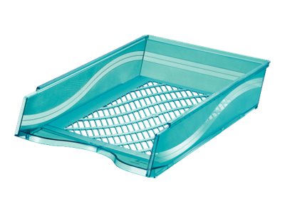 bene Briefablage blau-transparent bene Briefablage blau-transparent