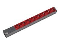 Bachmann Protection - Steckdosenleiste (Rack - einbaufähig) - Eingabe, Eingang IEC 60320 C14 - Ausgangsanschlüsse: 8 (CEE 7/4)