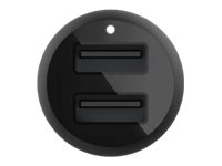 Dual USB-A Kfz-Ladegerät incl. Lightning Kabel 1m 24W b Dual USB-A Kfz-Ladegerät incl. Lightning Kabel 1m 24W b