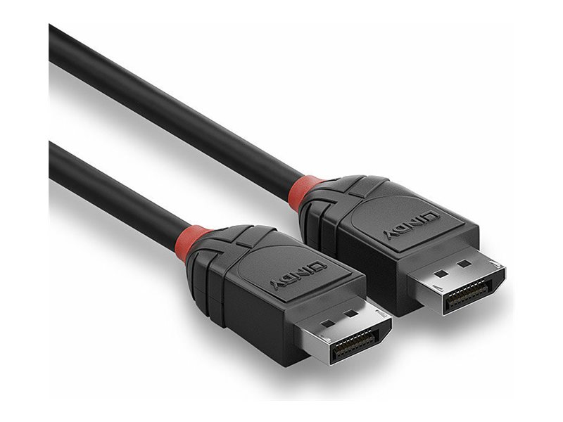 LINDY 3m DisplayPort 1.2 Kabel Black Line