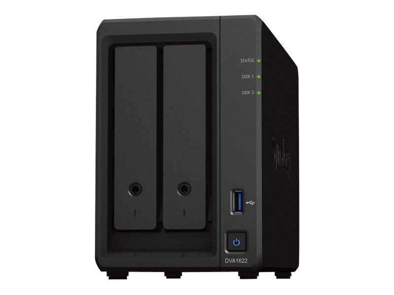 SYNOLOGY DVA1622 2-Bay Deep Learning NVR Celeron J4125 4-cores 2.0GHz 6GB DDR4 2xUSB 3.2 Gen1 HDMI 3,5Zoll 8,9cm SATA HDD SYNOLOGY DVA1622 2-Bay Deep Learning NVR Celeron J4125 4-cores 2.0GHz 6GB DDR4 2xUSB 3.2 Gen1 HDMI 3,5Zoll 8,9cm SATA HDD