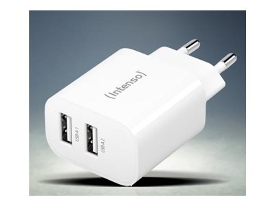 Intenso W24AA Ladeadapter weiss, 24 Watt Intenso W24AA Ladeadapter weiss, 24 Watt