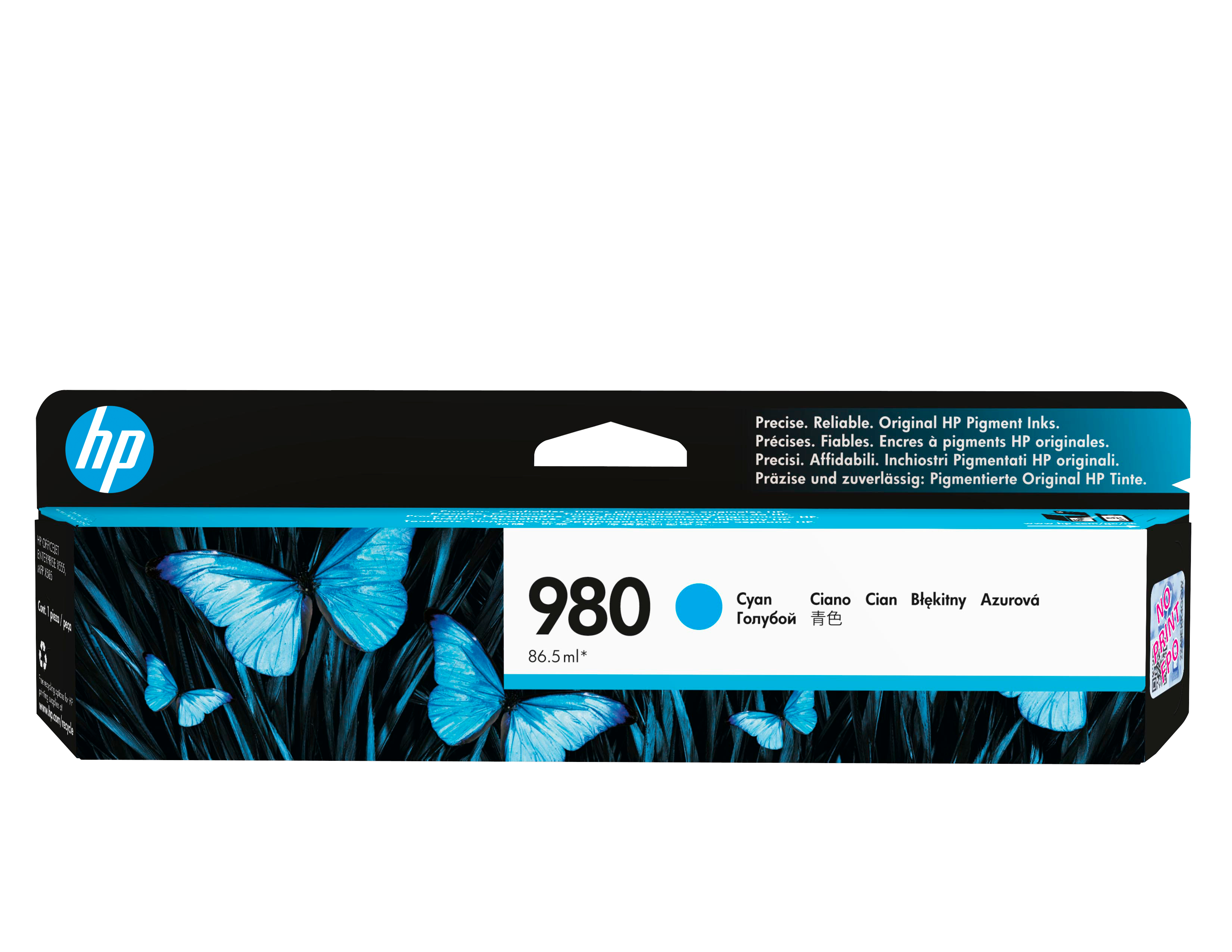 HP 980D8JO7A cyan Druckerpatrone